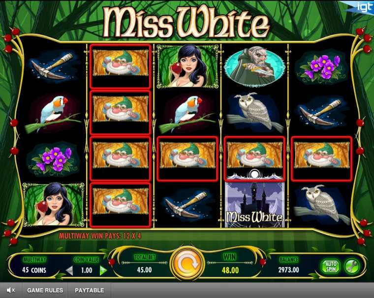 Play Miss White pokie NZ