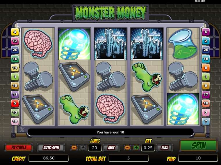 Play Monster Money pokie NZ