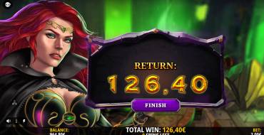 Morgana Megaways: Winnings