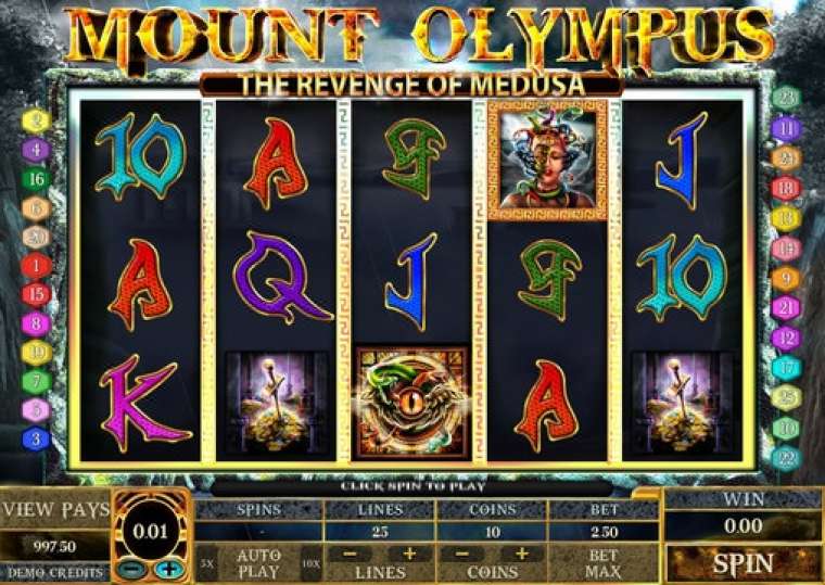 Play Mount Olympus – The Revenge of Medusa pokie NZ