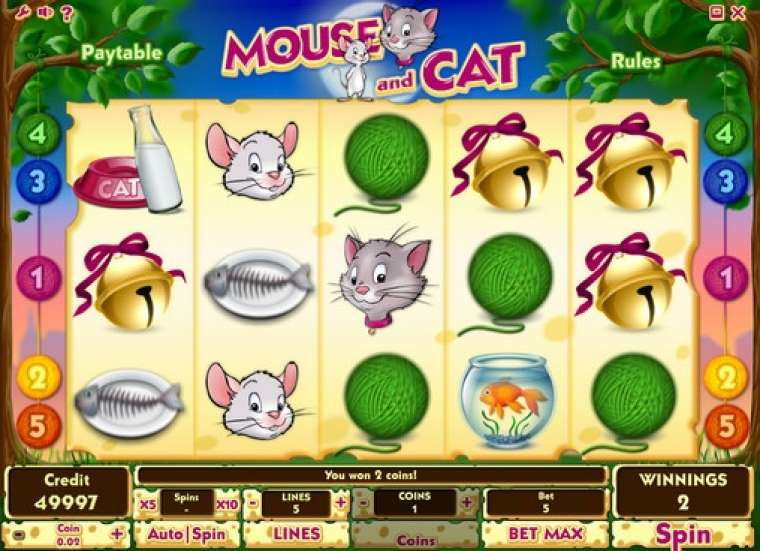 Play Mouse and Cat pokie NZ
