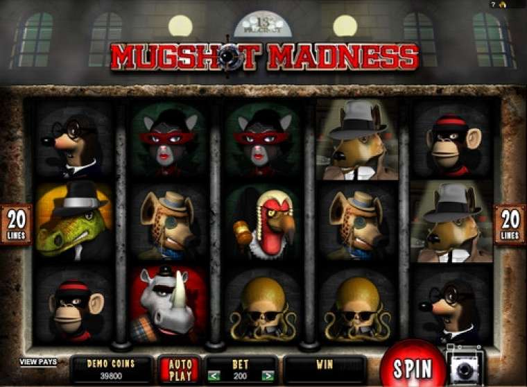 Play Mugshot Madness pokie NZ
