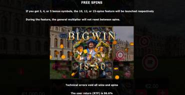 Musketeers 1 Wild For All: Free spins and/or respins