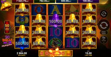 Mystic Desert Bell Link: Winnings