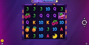 Neon Frames: Slot machine
