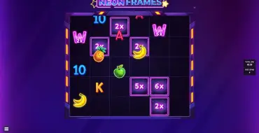 Neon Frames: Free spins