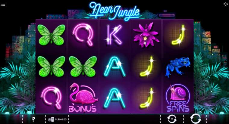 Play Neon Jungle pokie NZ