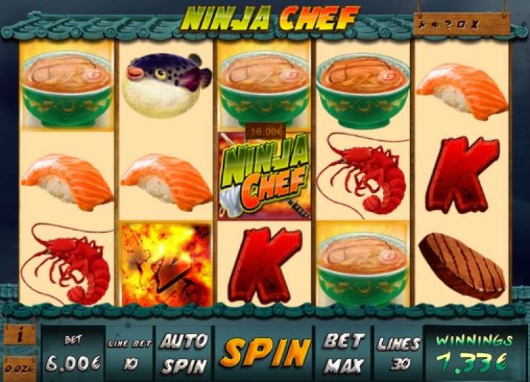 Play Ninja Chef pokie NZ