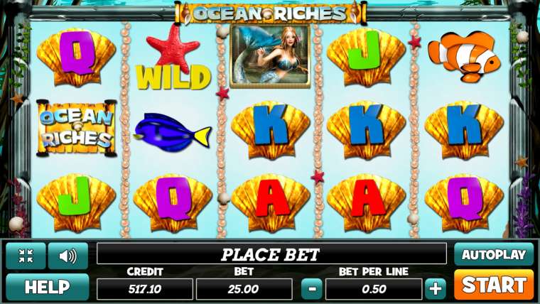 Play Ocean Riches pokie NZ