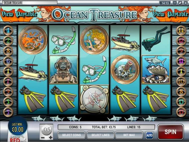 Play Ocean Treasure pokie NZ