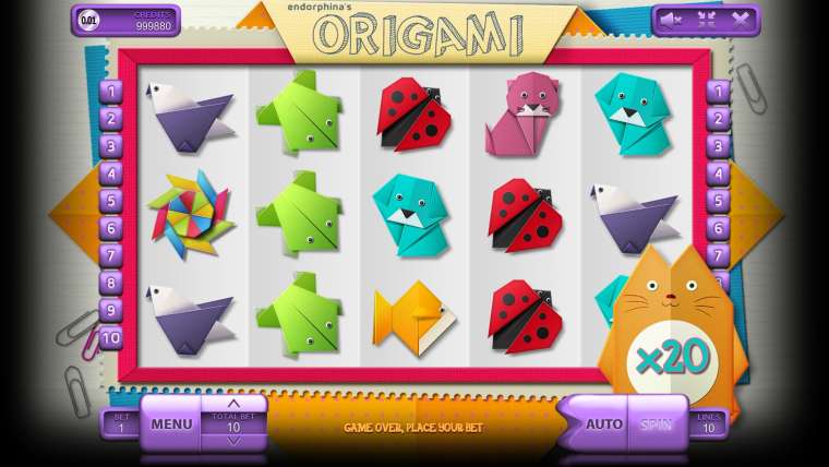 Play Origami pokie NZ