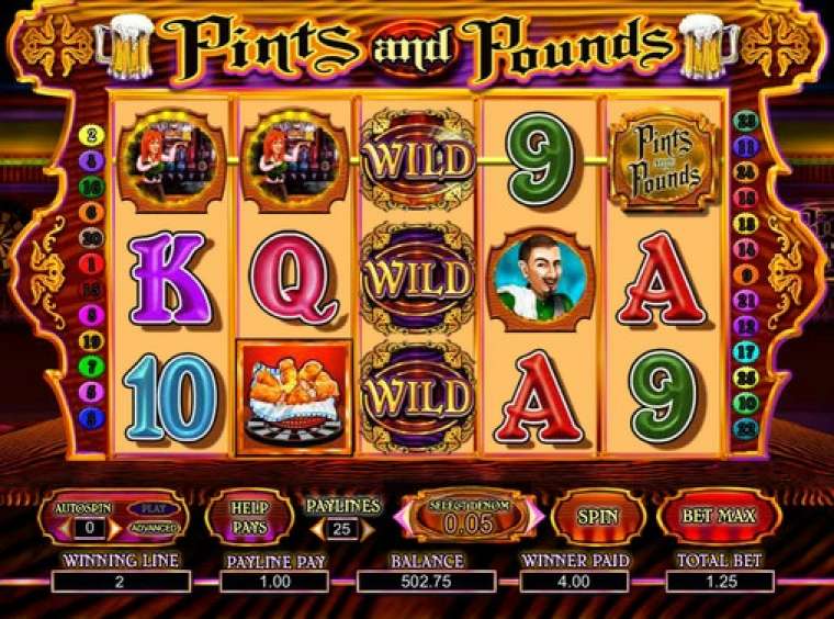 Play Pints and Pounds pokie NZ