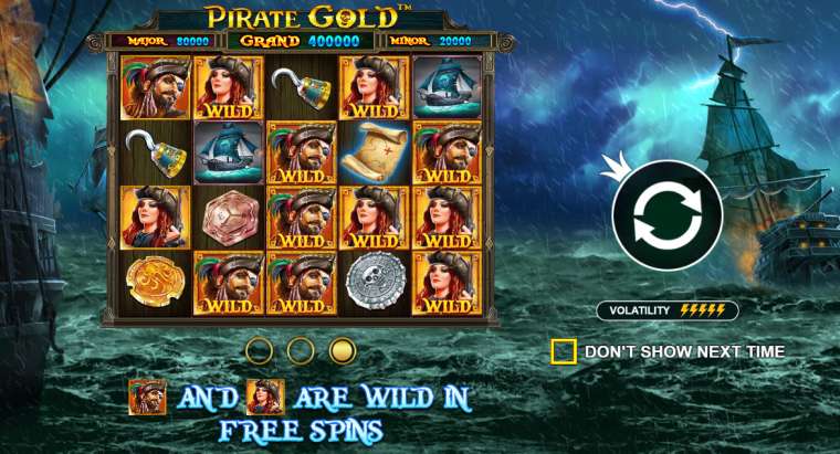 Play Pirate Gold pokie NZ
