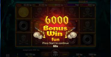 Pirate JackPots: Winnings