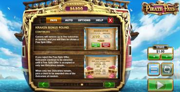 Pirate Pays Megaways: Bonus games
