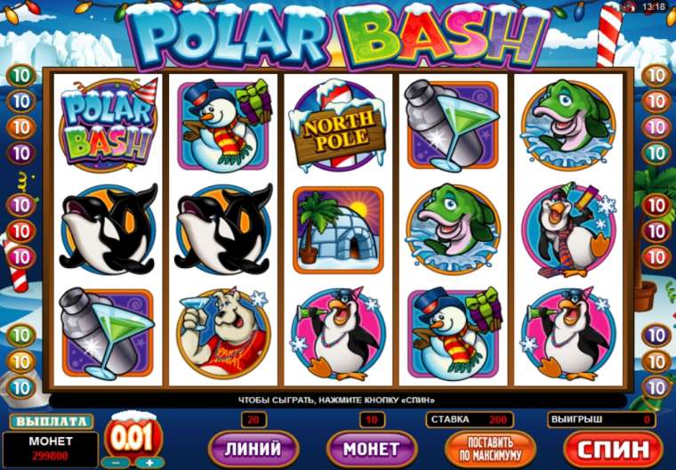 Play Polar Bash pokie NZ