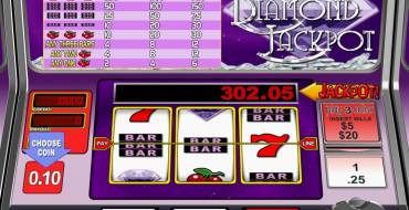 Progressive Diamond Jackpot: Slot machine