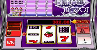 Progressive Diamond Jackpot: Winnings