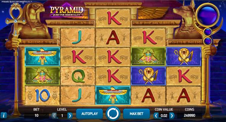 Play Pyramid: Quest for Immortality pokie NZ