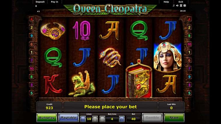 Play Queen Cleopatra pokie NZ