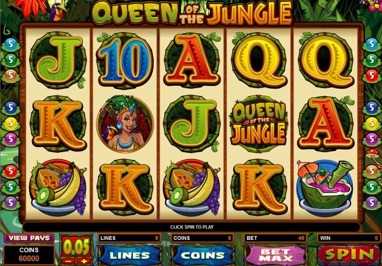 Play Queen of the Jungle pokie NZ