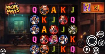 Rebel Paws: Slot machine