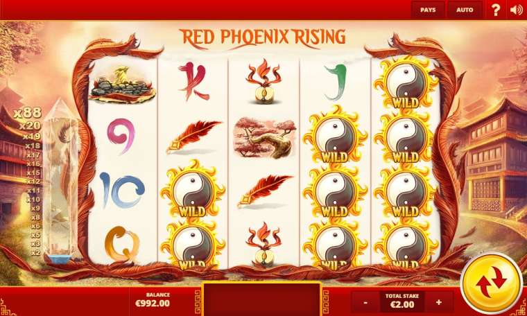 Play Red Phoenix Rising pokie NZ