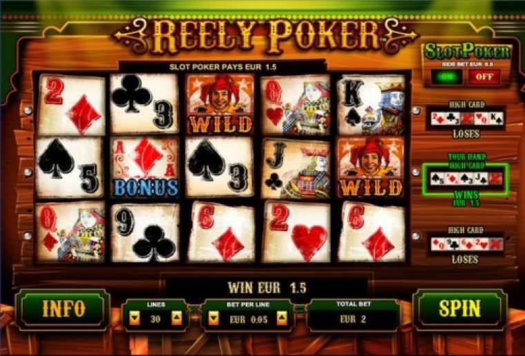 Play Reely Poker pokie NZ