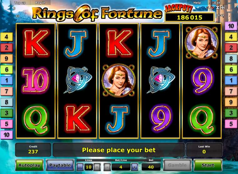 Play Rings of Fortune pokie NZ