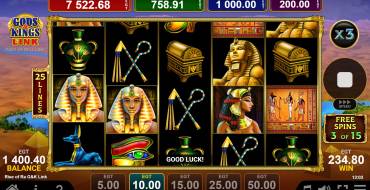 Rise of Ra Gods & Kings Link: Free spins