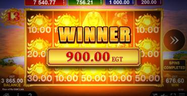 Rise of Ra Gods & Kings Link: Winnings