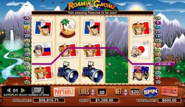 Play Roamin’ Gnome pokie NZ