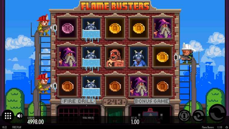 Play Roasty McFry and The Flame Busters pokie NZ