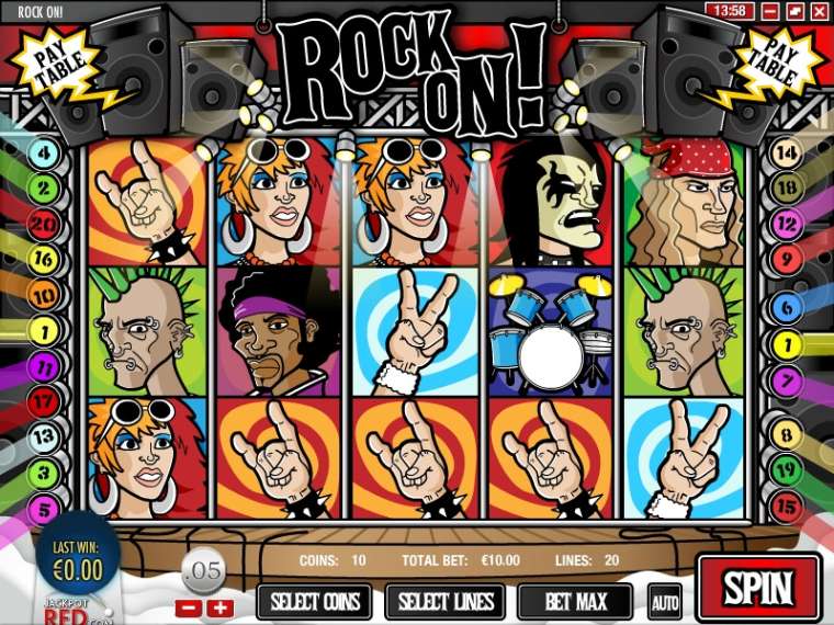 Play Rock on! pokie NZ