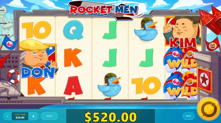 Play Rocket Men pokie NZ