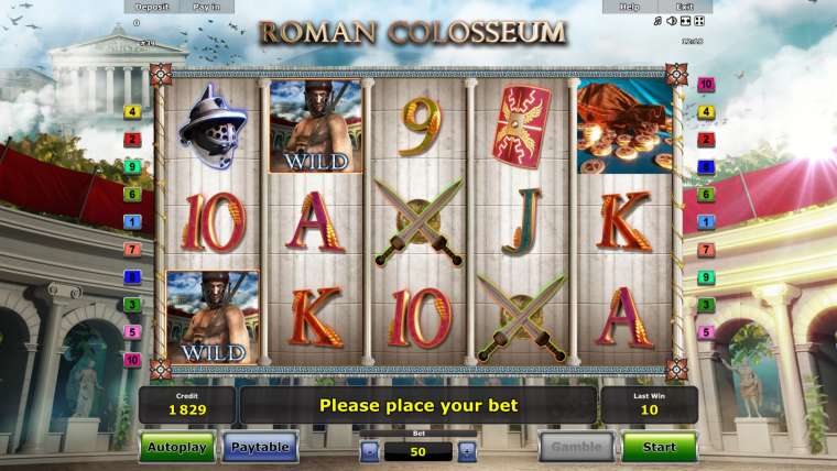 Play Roman Colosseum pokie NZ