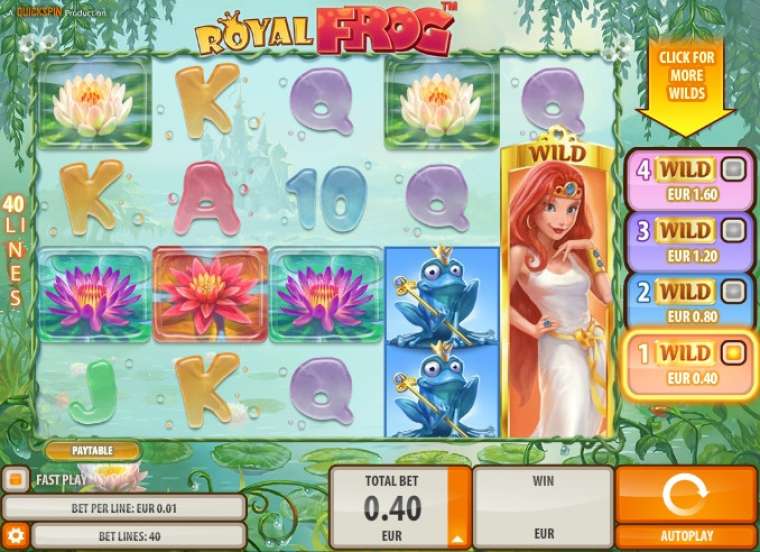 Play Royal Frog pokie NZ