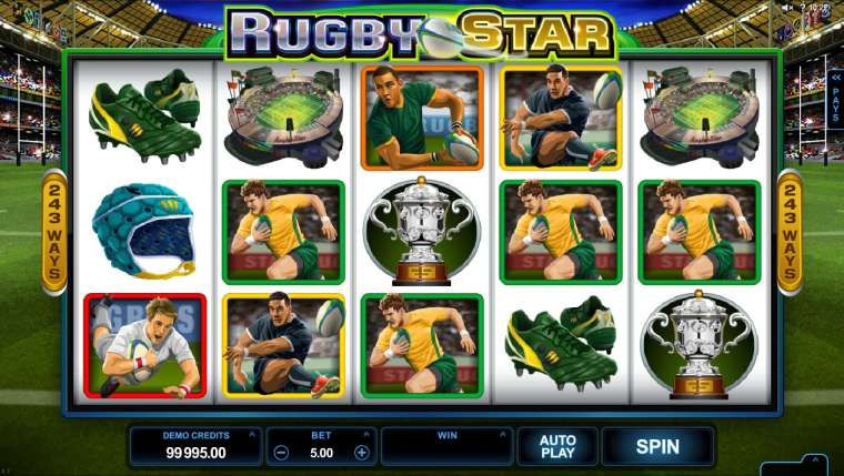 Play Rugby Star pokie NZ