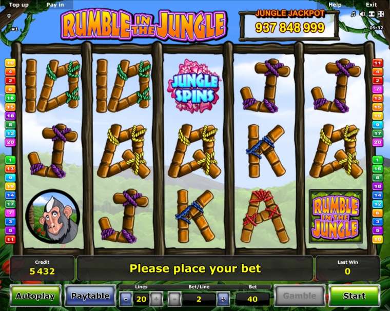 Play Rumble in the Jungle pokie NZ