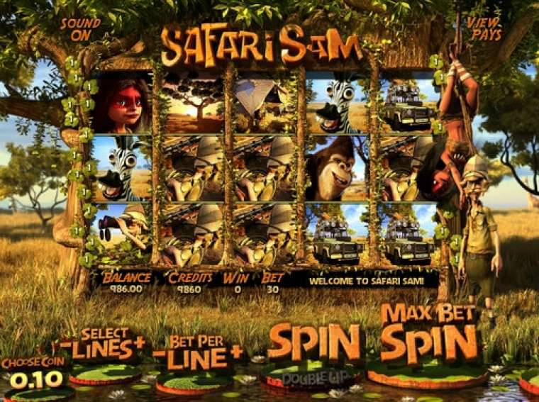 Play Safari Sam pokie NZ