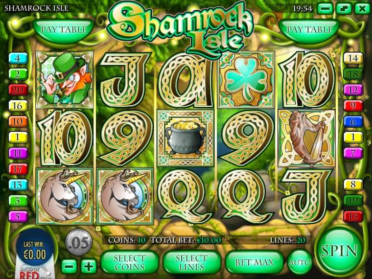 Play Shamrock Isle pokie NZ