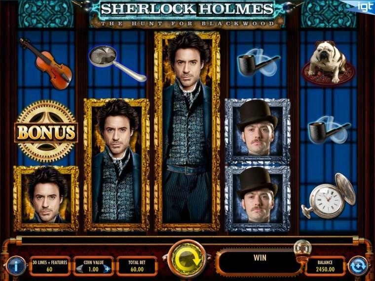 Play Sherlock Holmes: The Hunt for Blackwood pokie NZ