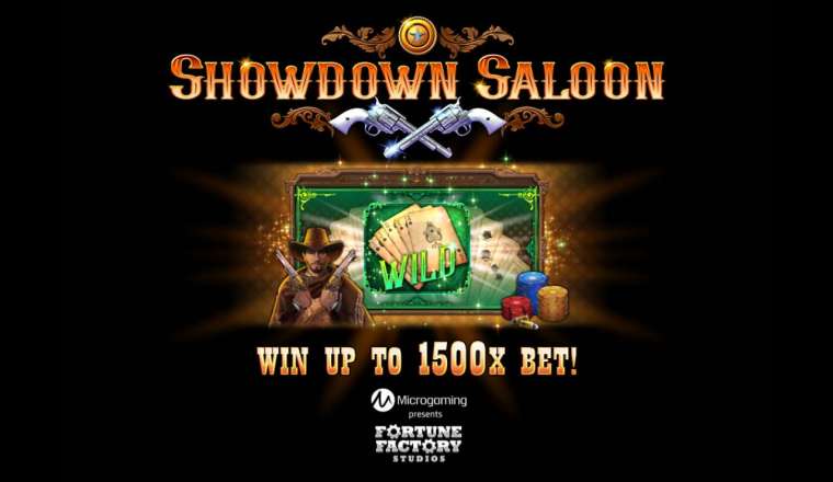 Play Showdown Saloon pokie NZ