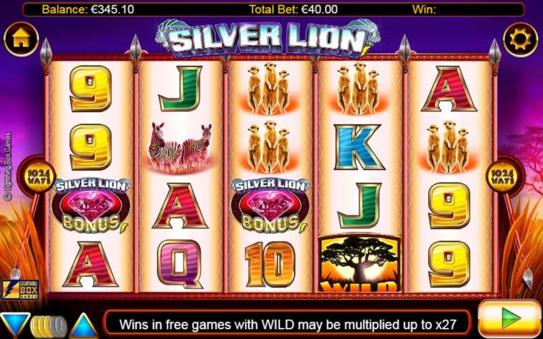 Play Silver Lion pokie NZ