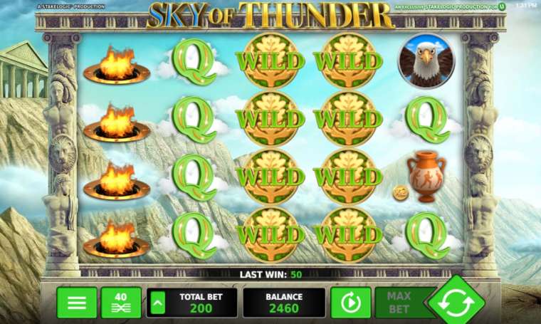 Play Sky of Thunder pokie NZ