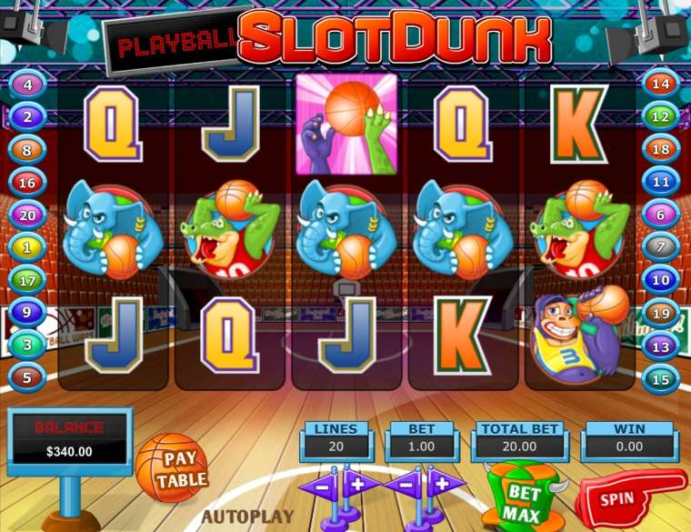 Play Slot Dunk pokie NZ