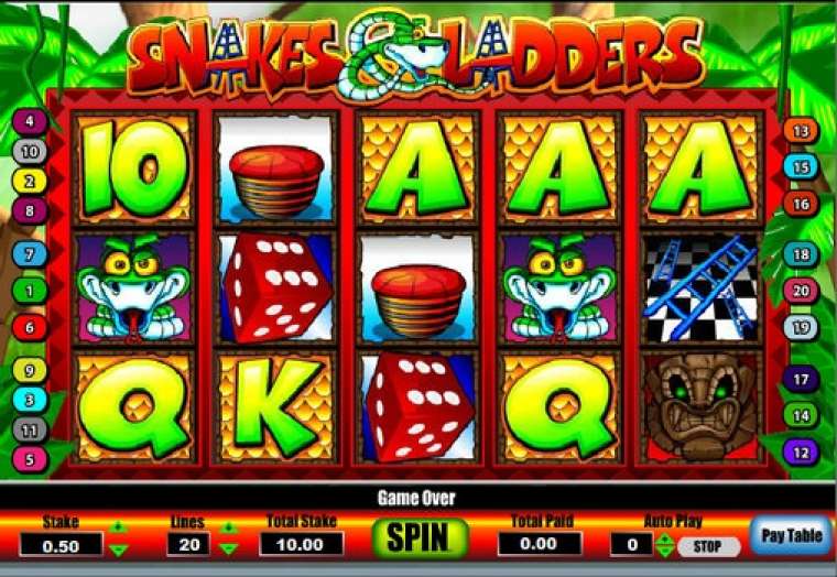 Play Snakes and Ladders pokie NZ