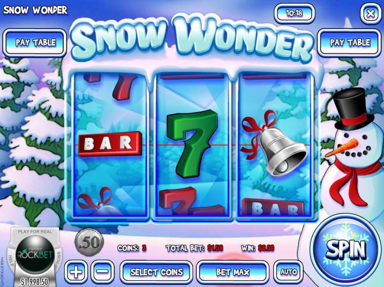 Play Snow Wonder pokie NZ