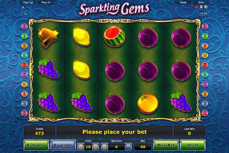 Play Sparkling Gems pokie NZ