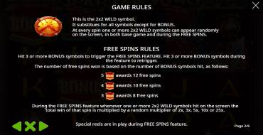 Spartan King: Free spins and/or respins